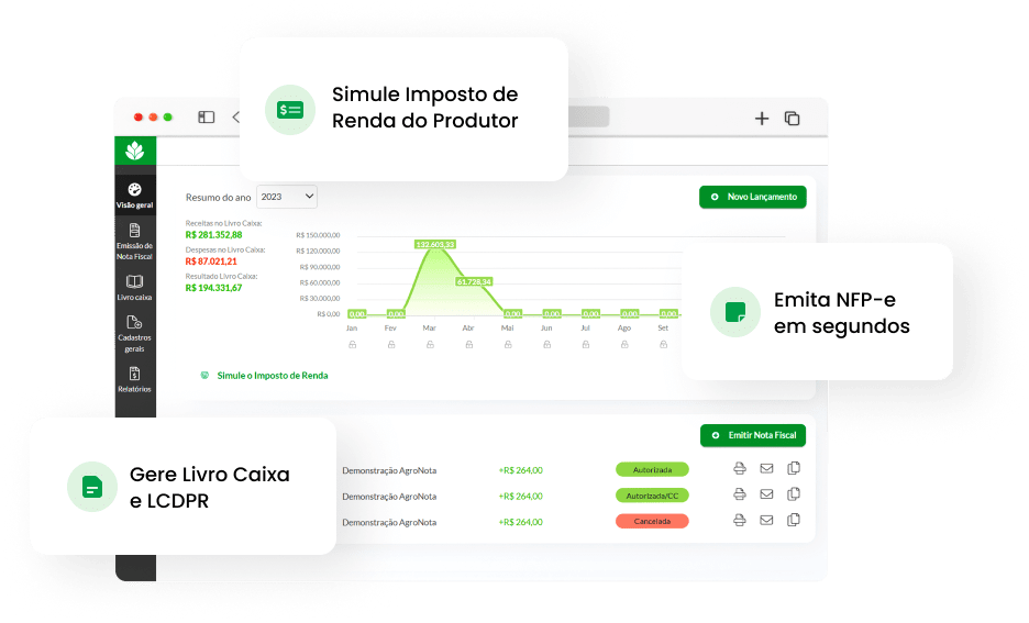 sistema para contabilidade rural